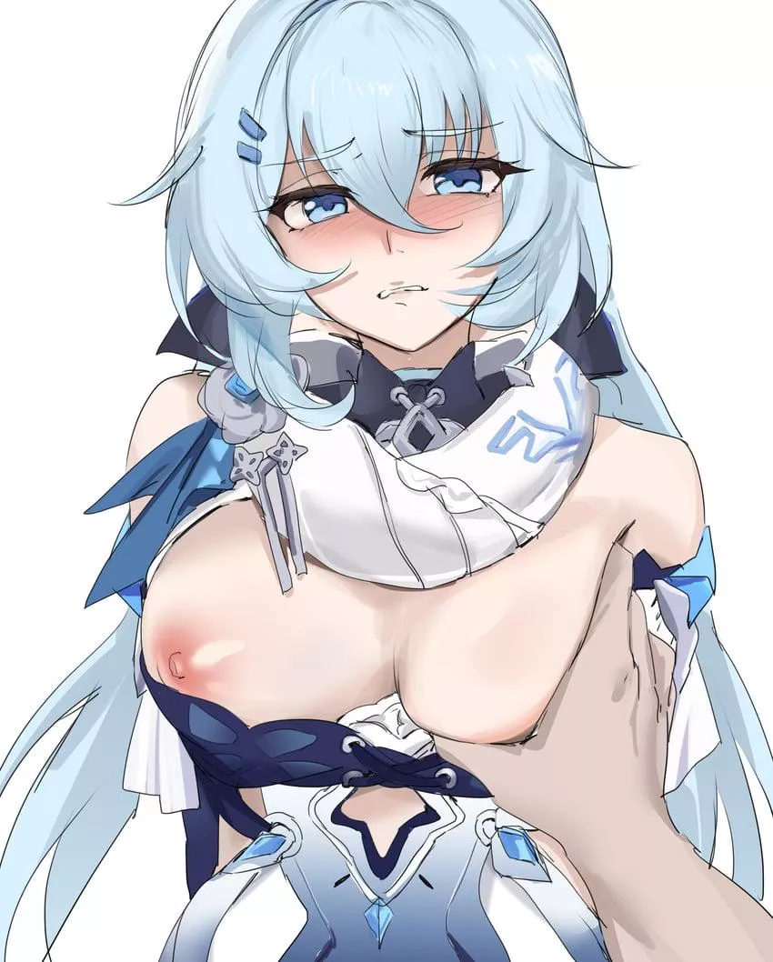 Disgusted Shigure Kira Boob Grab [Honkai Impact 3rd] posted by xdragon2k
