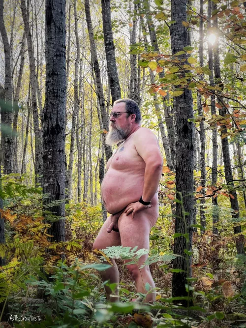 Enjoying a warm fall day by AsTheCrowFlies72