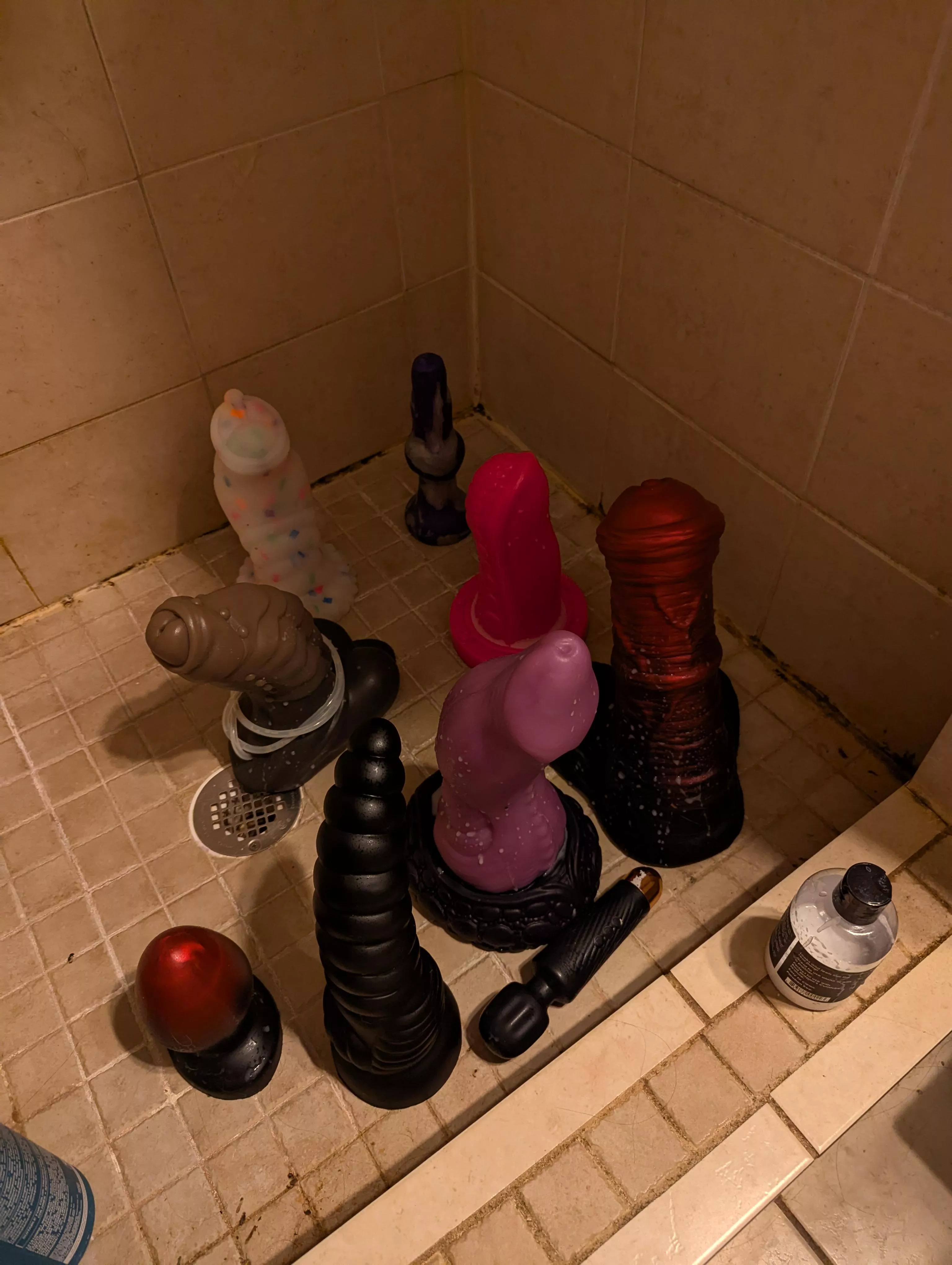 Finally fit all of my biggest dildos posted by Sleepylilfawn