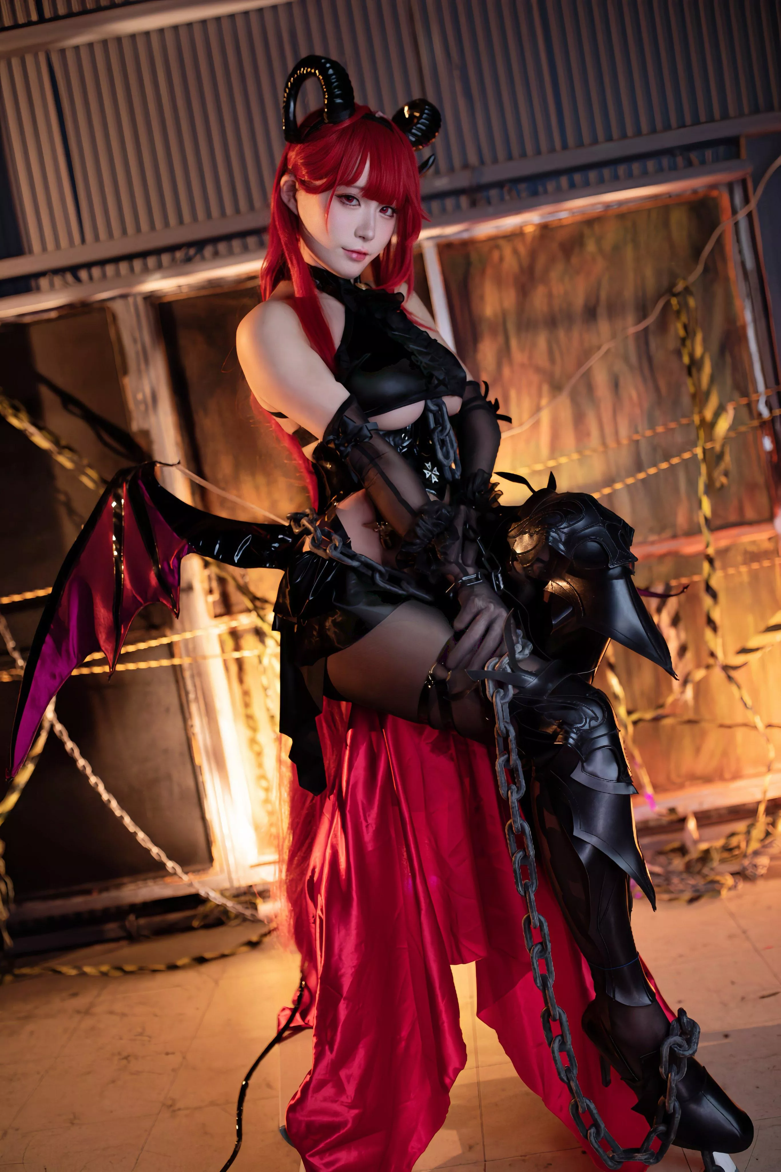 @hakonyanya Azur Lane - Hidenburg Succubus Cosplay posted by Pwnagepancakes