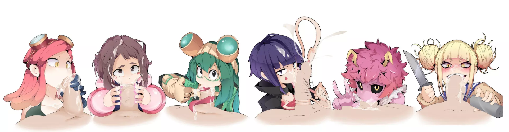 Heroines Blowjob (Hotvr) by Evandagoatking