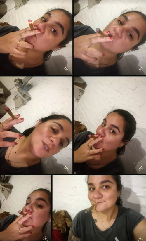 High and cute face! ☺️ I'm not always sexy Lol 💚😅 by flowerpower9208