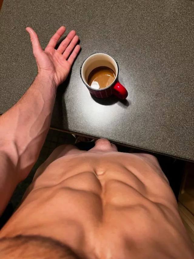 I made your coffee special this morning posted by Longleanandhandsome