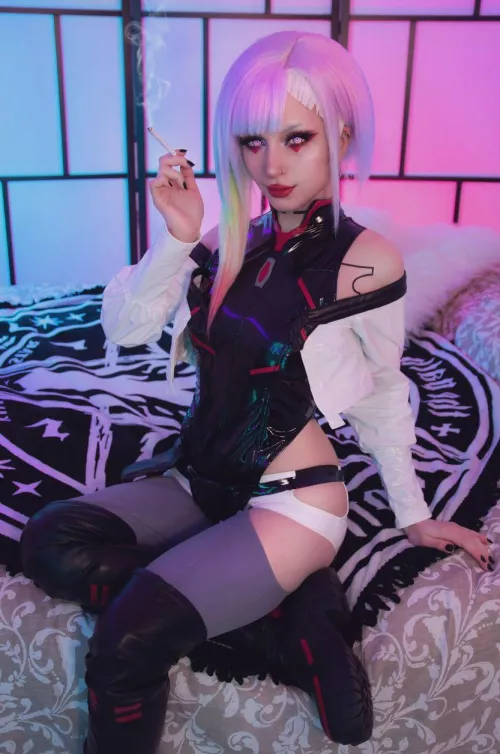 Lucy Edgerunners by (Shiroktsne)  by Weird-Doughnut7002