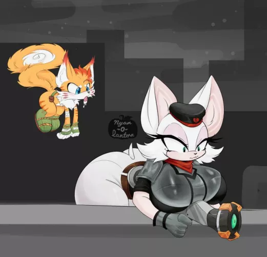 Mangey and Rebel Rouge (nyanolantern) by footlettuceburger360