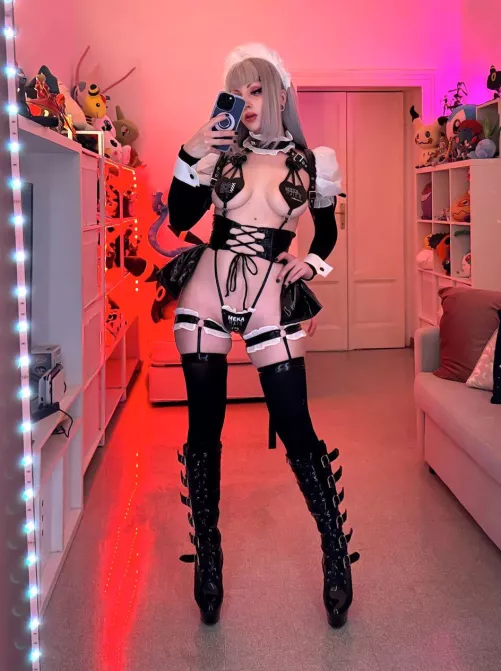 Meka cosplay by (Shiroktsne)  by Weird-Doughnut7002