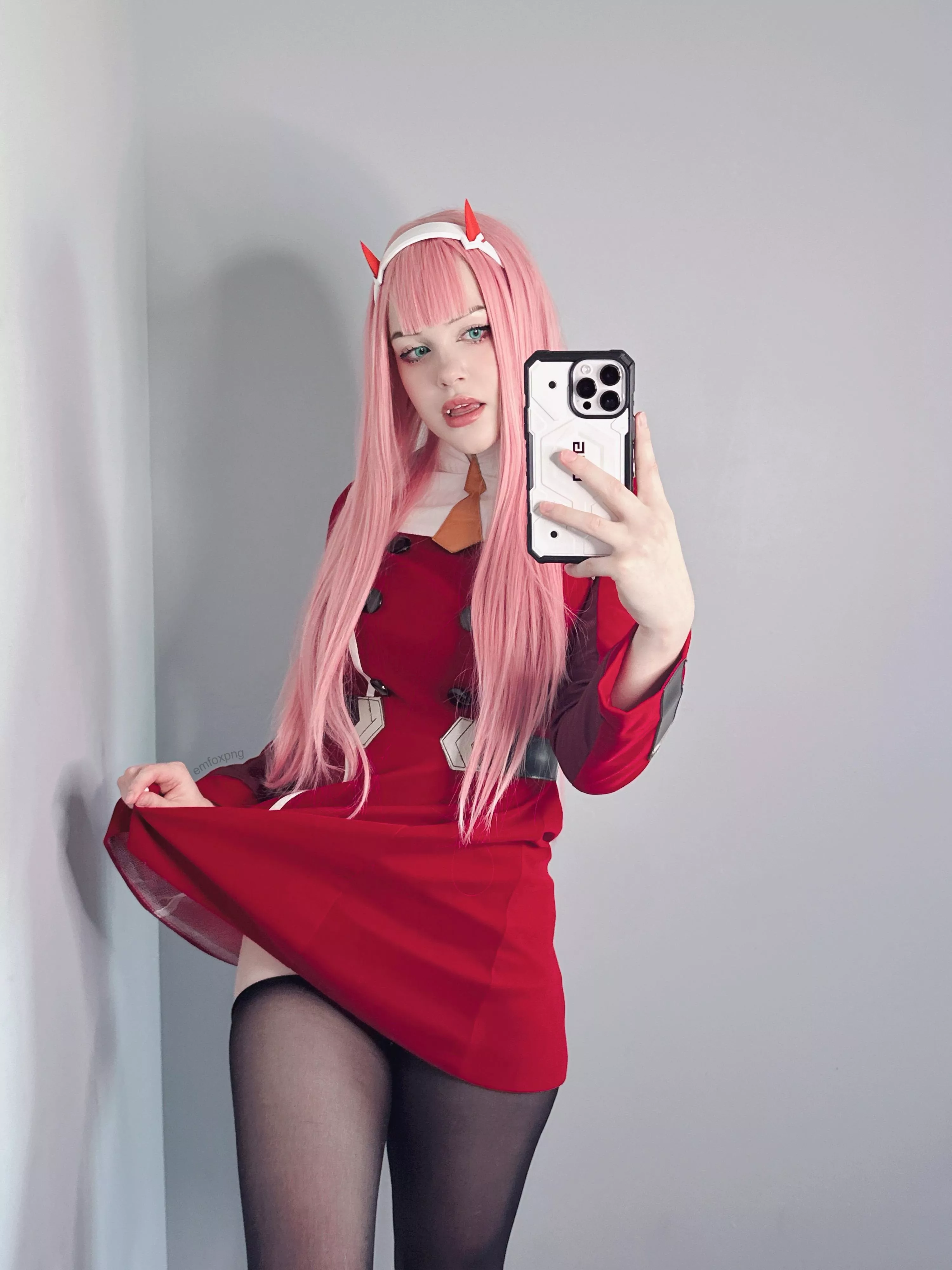 My Zero Two Cosplay posted by Emfoxpng