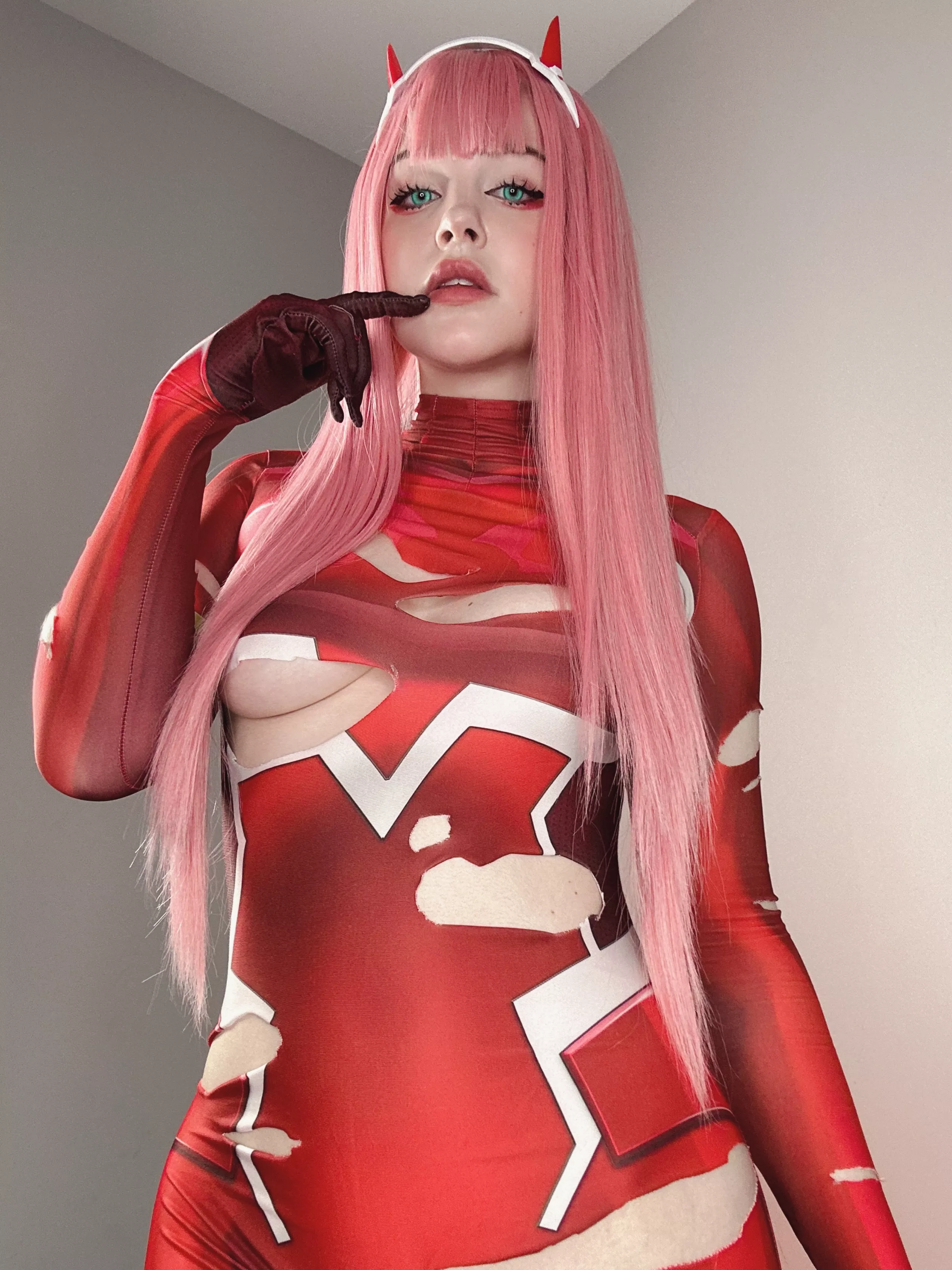 My Zero Two Cosplay (Emfoxpng)  posted by Emfoxpng