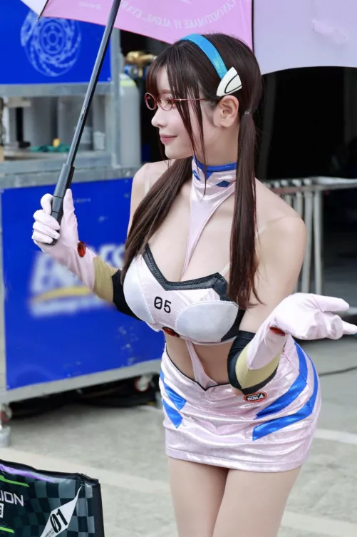 @nna_nanase - Eva Racing, Mari Evangelion Cosplay by Pwnagepancakes