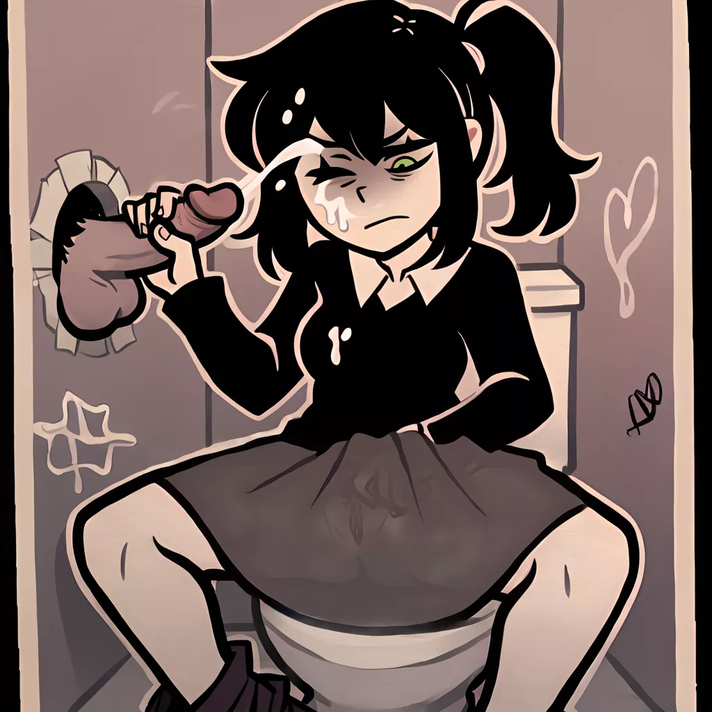 Renee Graves servicing a gloryhole posted by Tooboo555