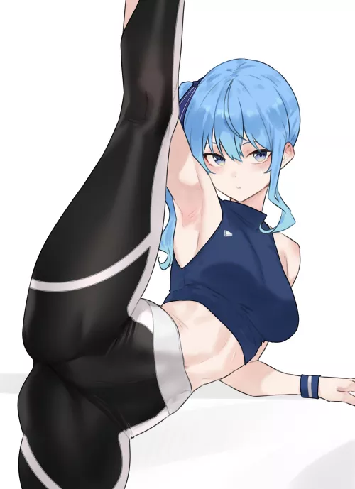 Suisei Split (bluefield) [Hololive] by llamanatee