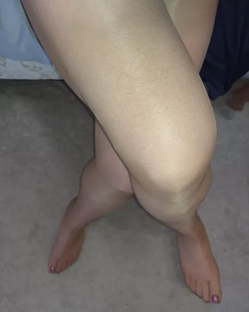 suntan tights  by HolliesHose