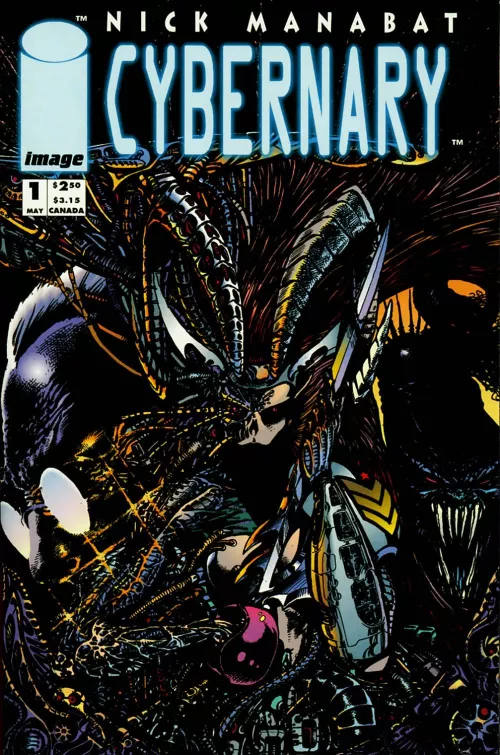 That one time the early 90s Image let a nip slip slide on the cover [Cybernary (1993) v.01 #01] by Odd-Necessary3807