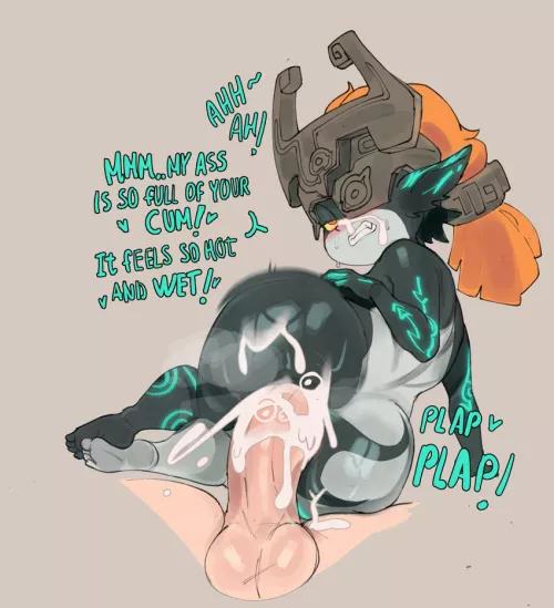 That’s right, empty your balls into Midna’s tight ass~ (cadslime) by thetentaclelover