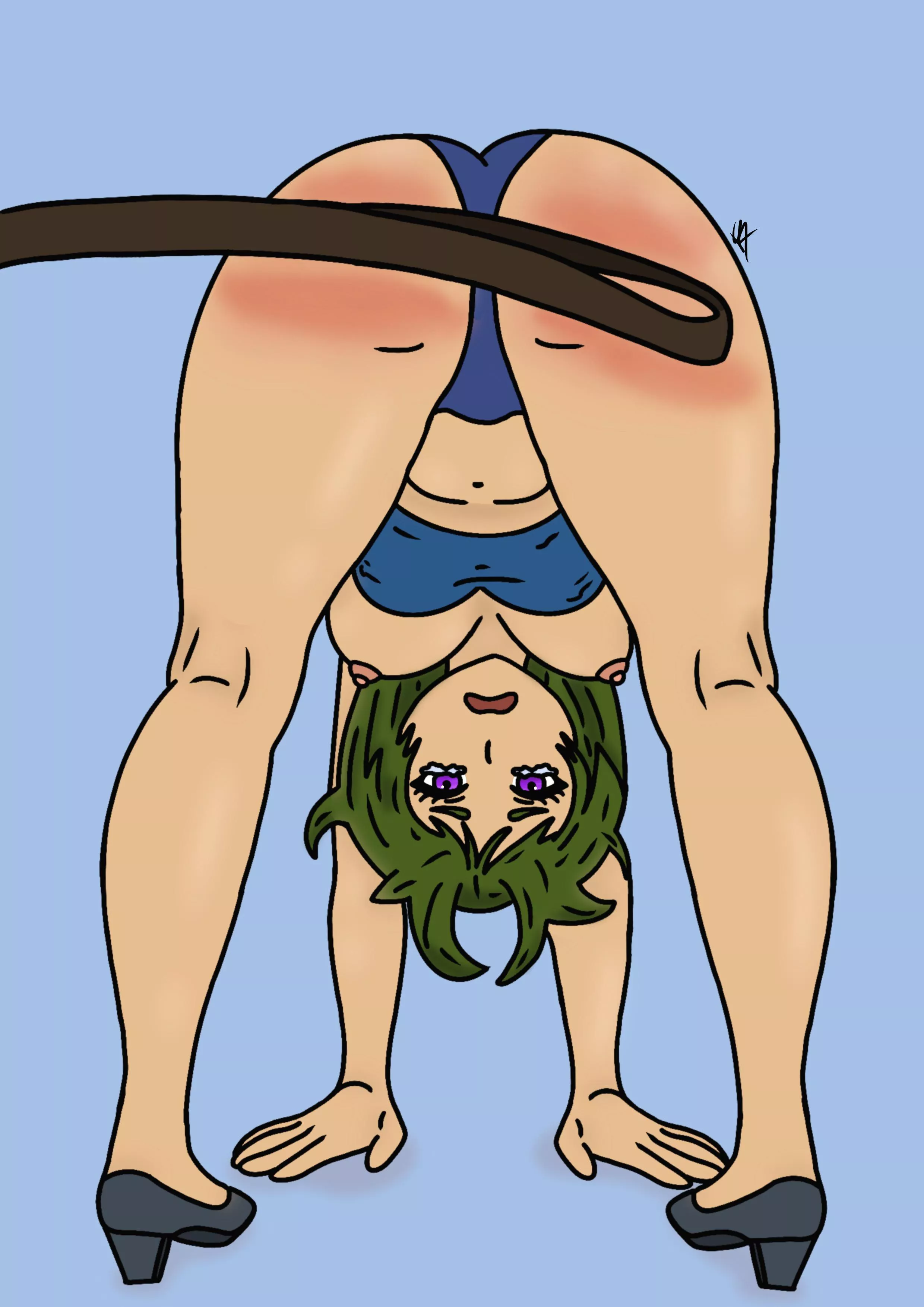 The belt fixes everything (art by me)  posted by SpitefulPulledpork