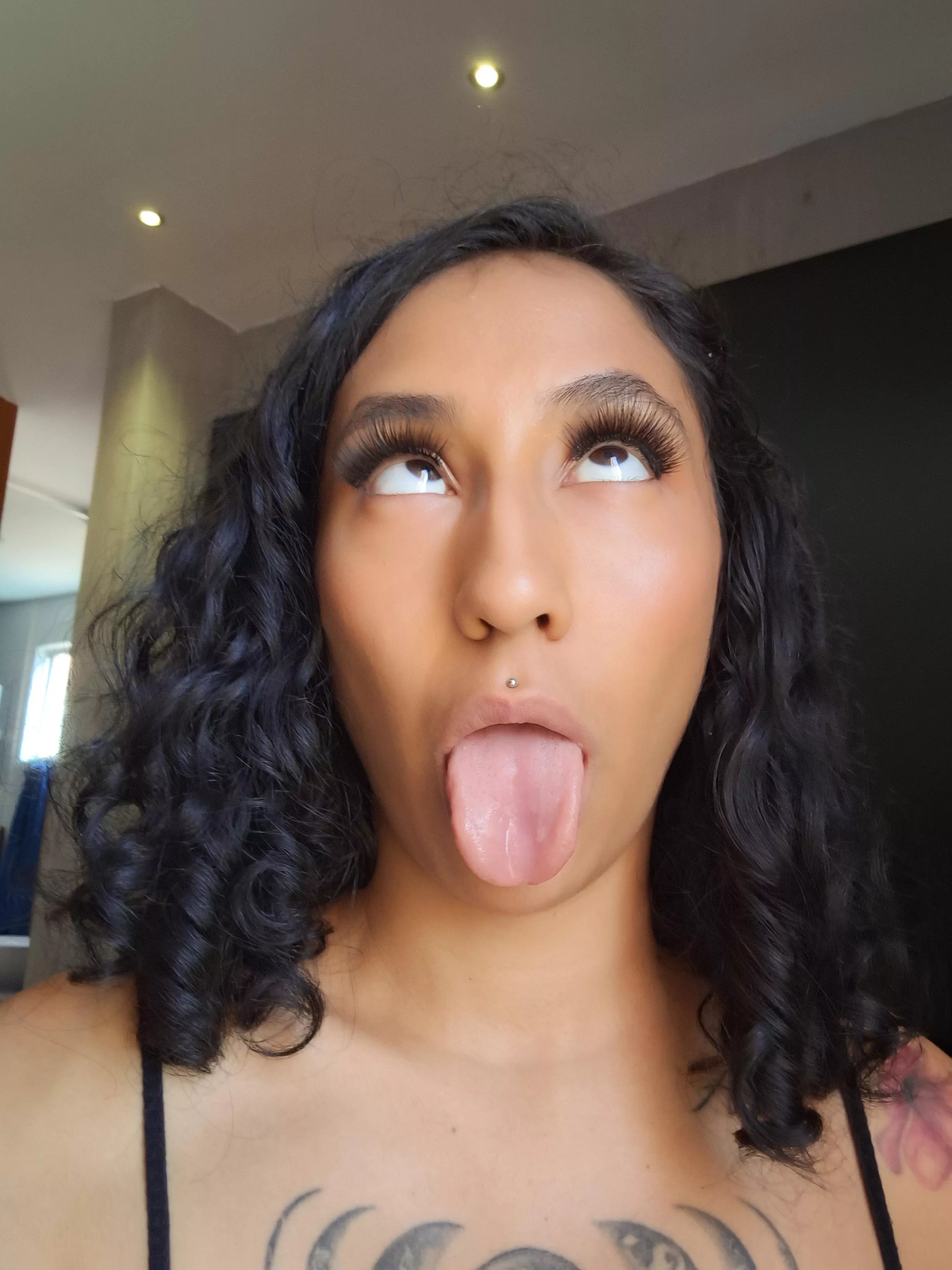 Trying to catch something with my tongue tonight? posted by Safe-Cold-2971