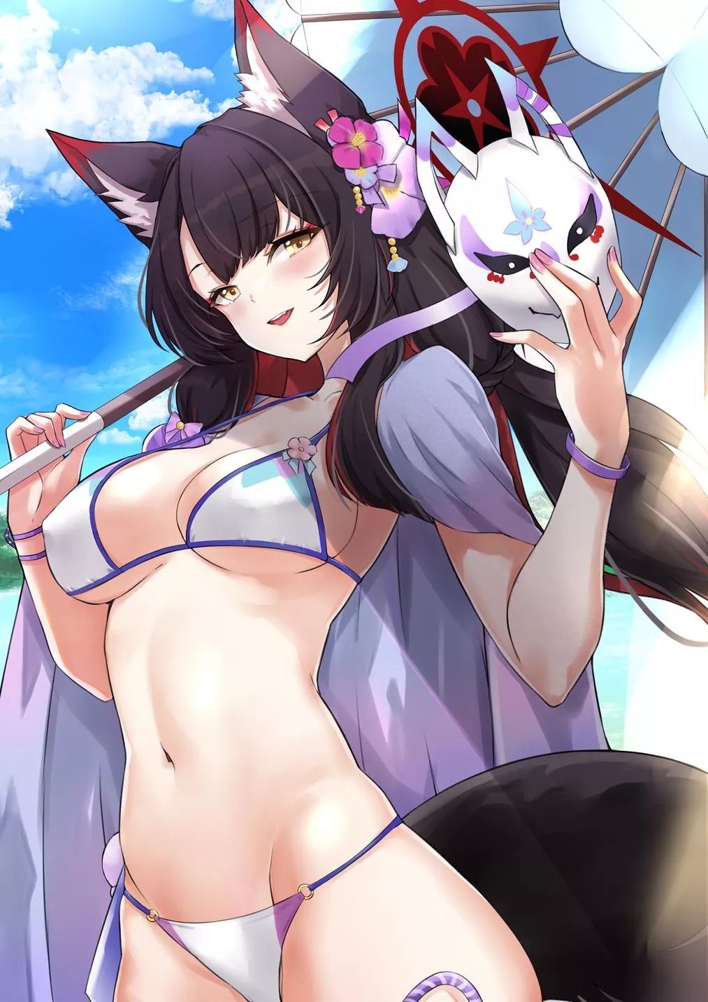 Wakamo (Blue Archive) [asya] posted by MrZerFox