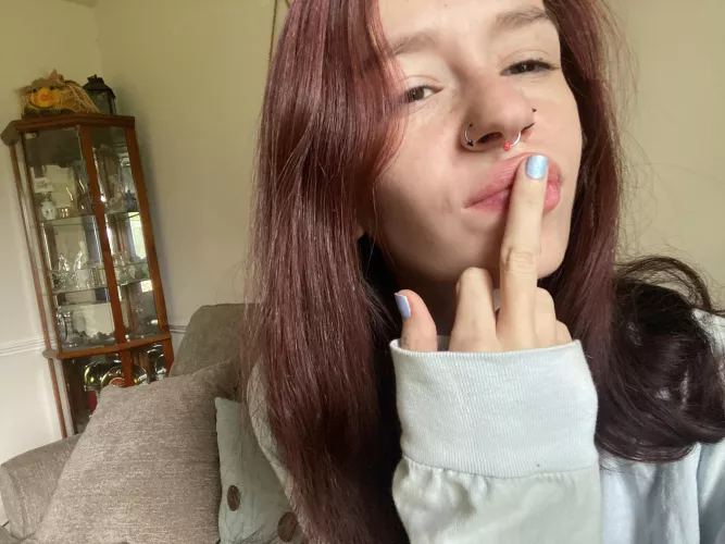 woke up just to trigger you with my middle finger 🤣🤣 to funny  by Zestyclose_Ad545