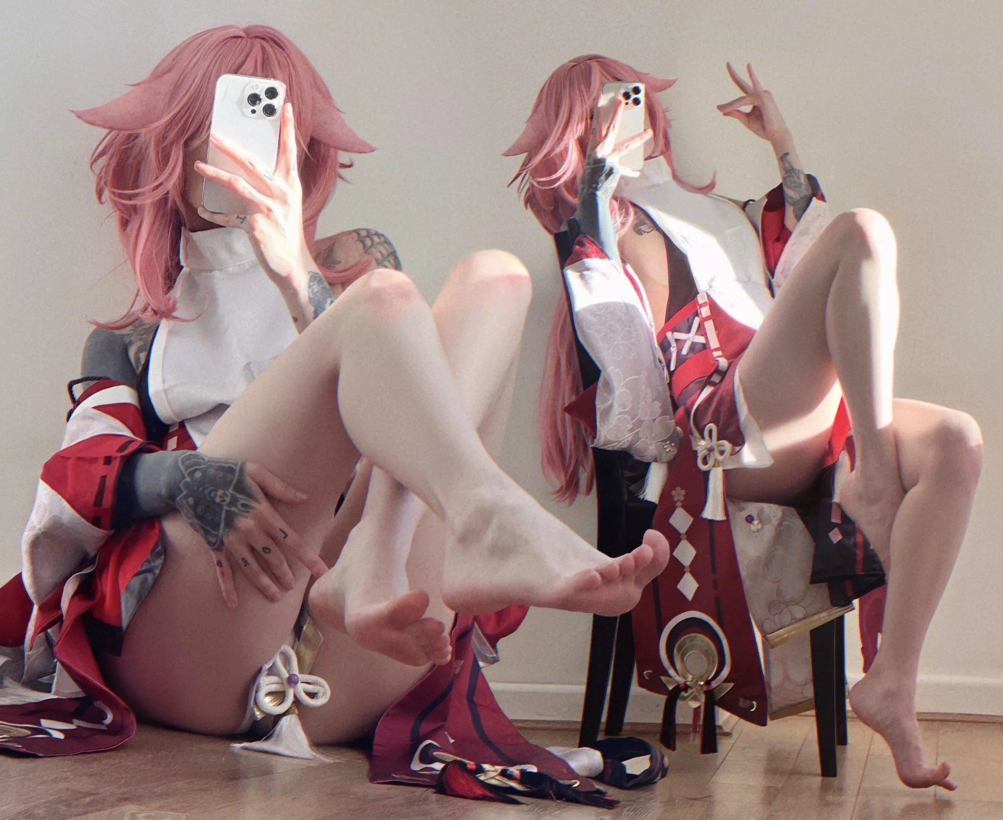 Yae Miko by Lunara_Fawn posted by Ce_Luna