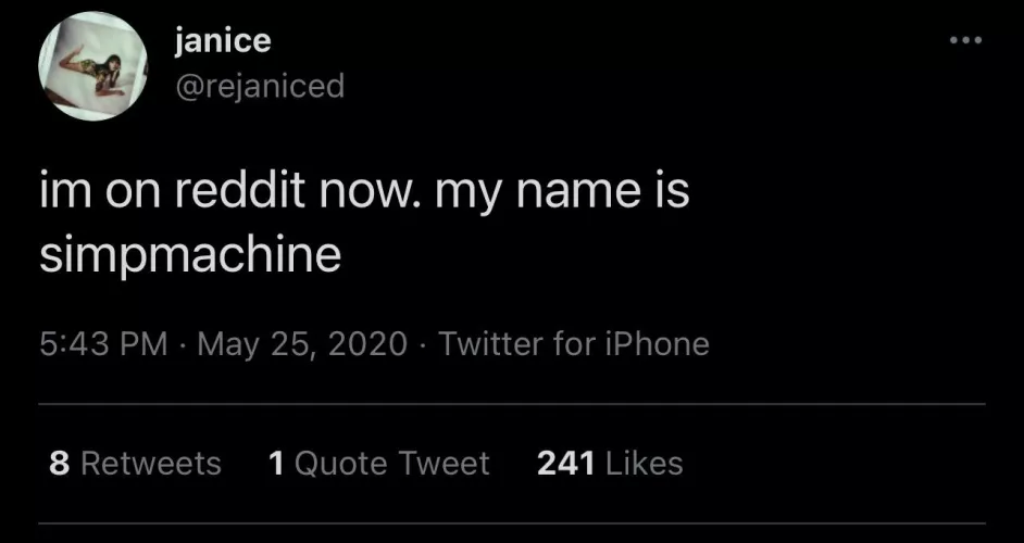 Yes it’s me by simpmachine