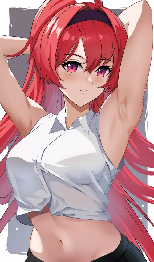 Yinlin in sleeveless blouse (jpno) [Wuthering Waves] by TheRoySez