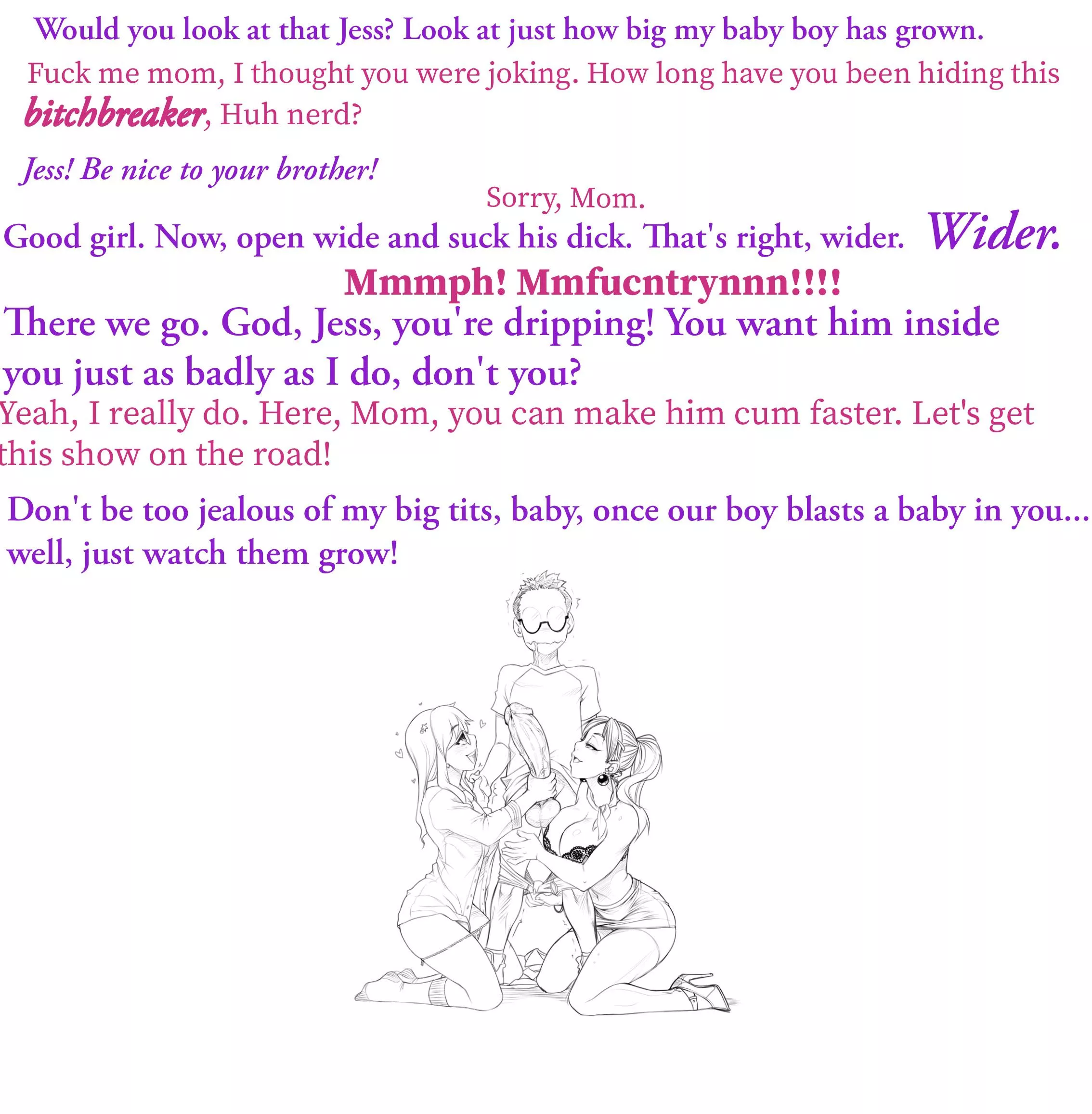 A Shy Sons Reward [Melkor Mancin] [Incest] [Big Dick] [Impending Threesome] [Implied Breeding] posted by Alstice_RP