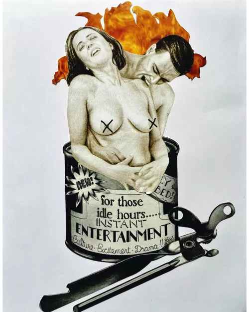 Analog collage by me - for those idle hours by Neverwasalwaysam