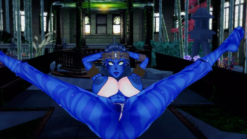 Avatar girl spreads her legs (Sun1Light1) posted by NastinaX