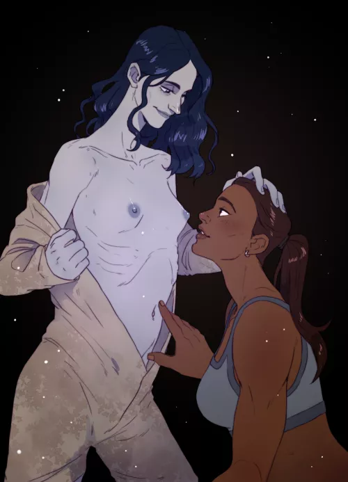 Big Sister and her play toy. by Antibot_One