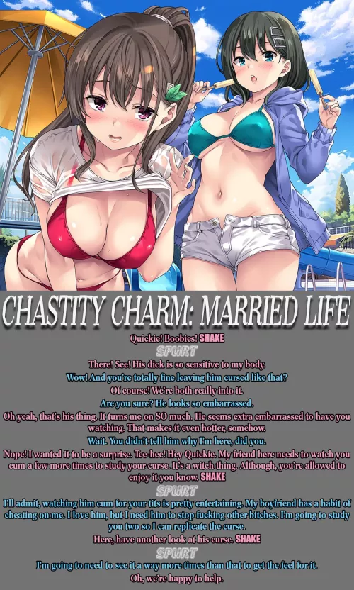 Chastity Charm: Married Life by KinkyCaptionConvos