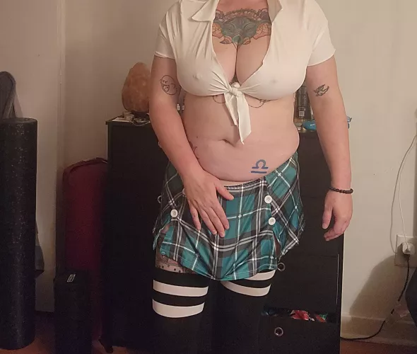 Guess what this schoolgirl has for you  by DefiledGoddessLuna