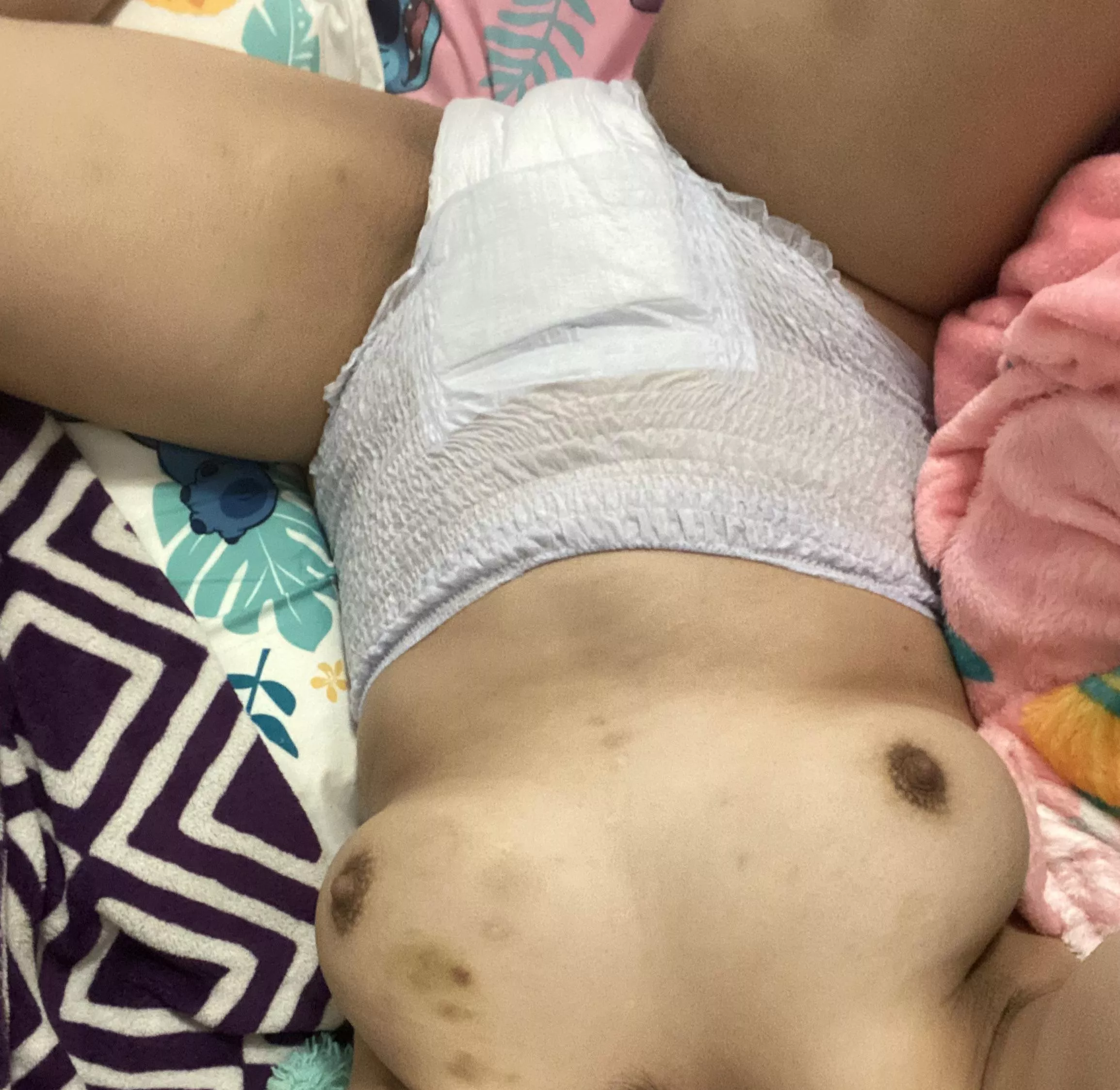 I came and made a mess daddy... so it's nappy time. Do you like a naughty diapered slut?  posted by FatalCutie97