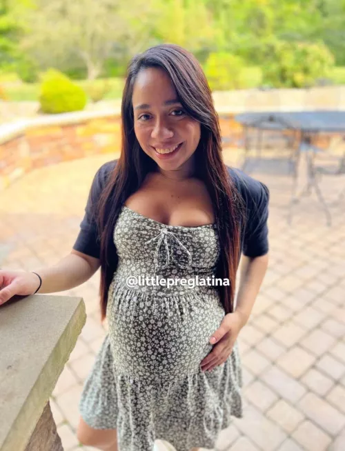 I love playing outside with my bump  by littlepreglatina