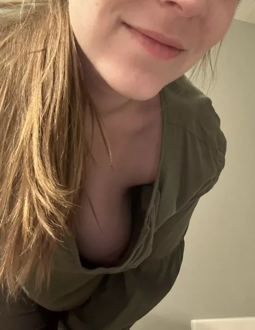 I went to the store and bent down for something on the bottom shelf. Now I know why the grocery clerk was staring 😅 by ManualMama