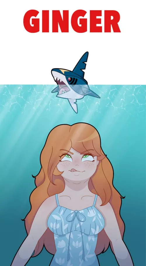 {Image} Jaws!..I mean...Ginger! - Art by squiddyneon by Dramatic_Tax4695