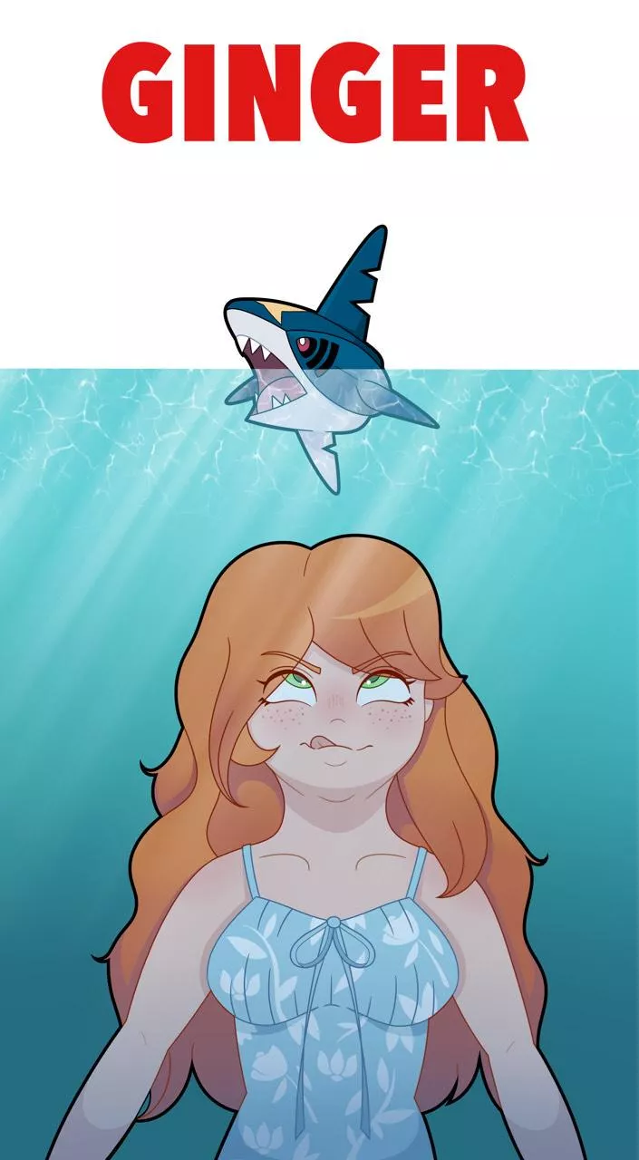 {Image} Jaws!..I mean...Ginger! - Art by squiddyneon posted by Dramatic_Tax4695
