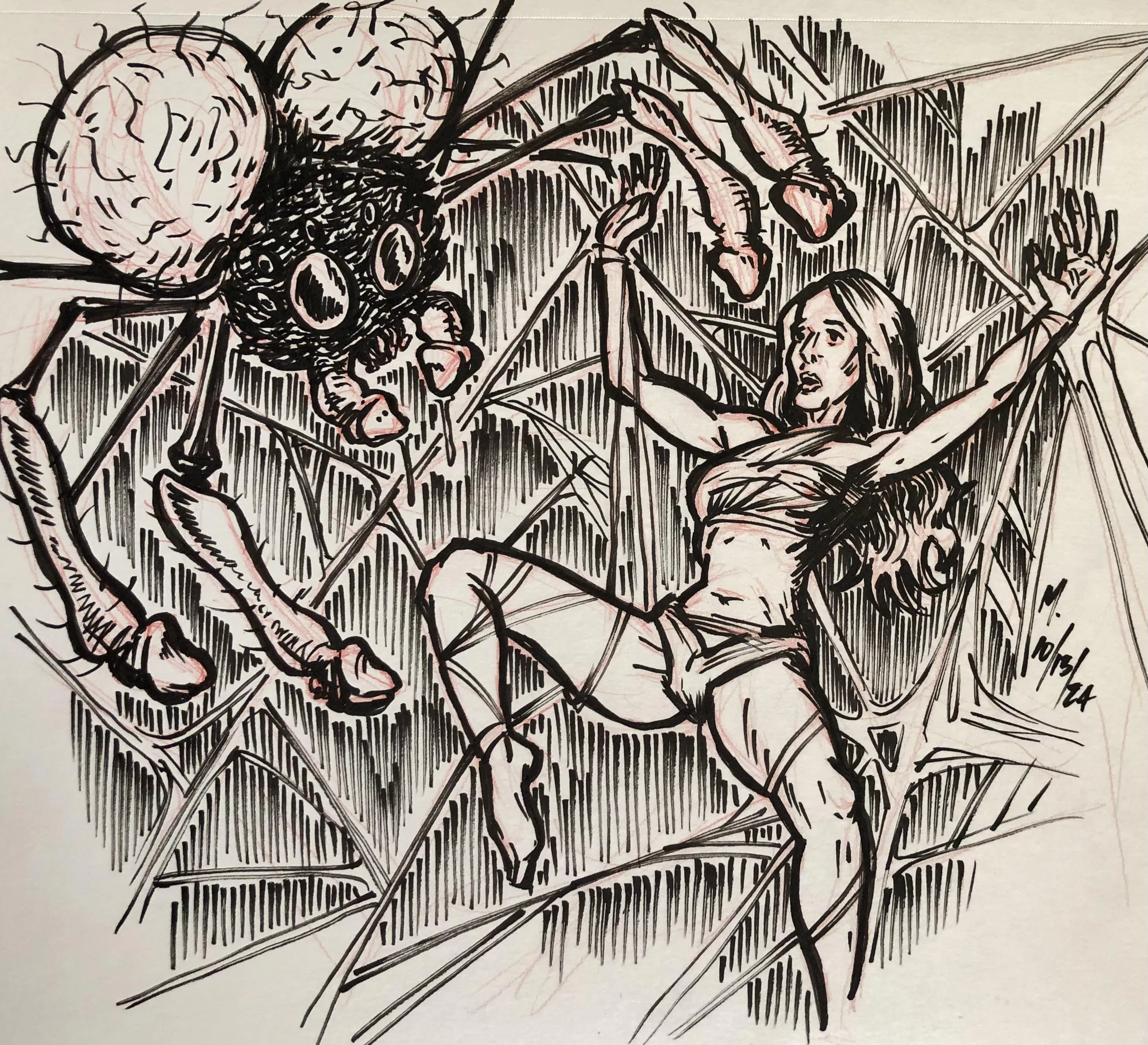 “In the Lair of the… Penis Spider!” (u/1thousandwords), by me posted by limebarz