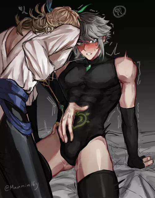 Making him feel really good 💚 (@manmin16y) by FlashyCamp315