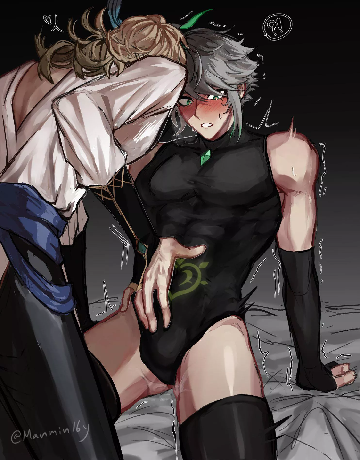 Making him feel really good 💚 (@manmin16y) posted by FlashyCamp315