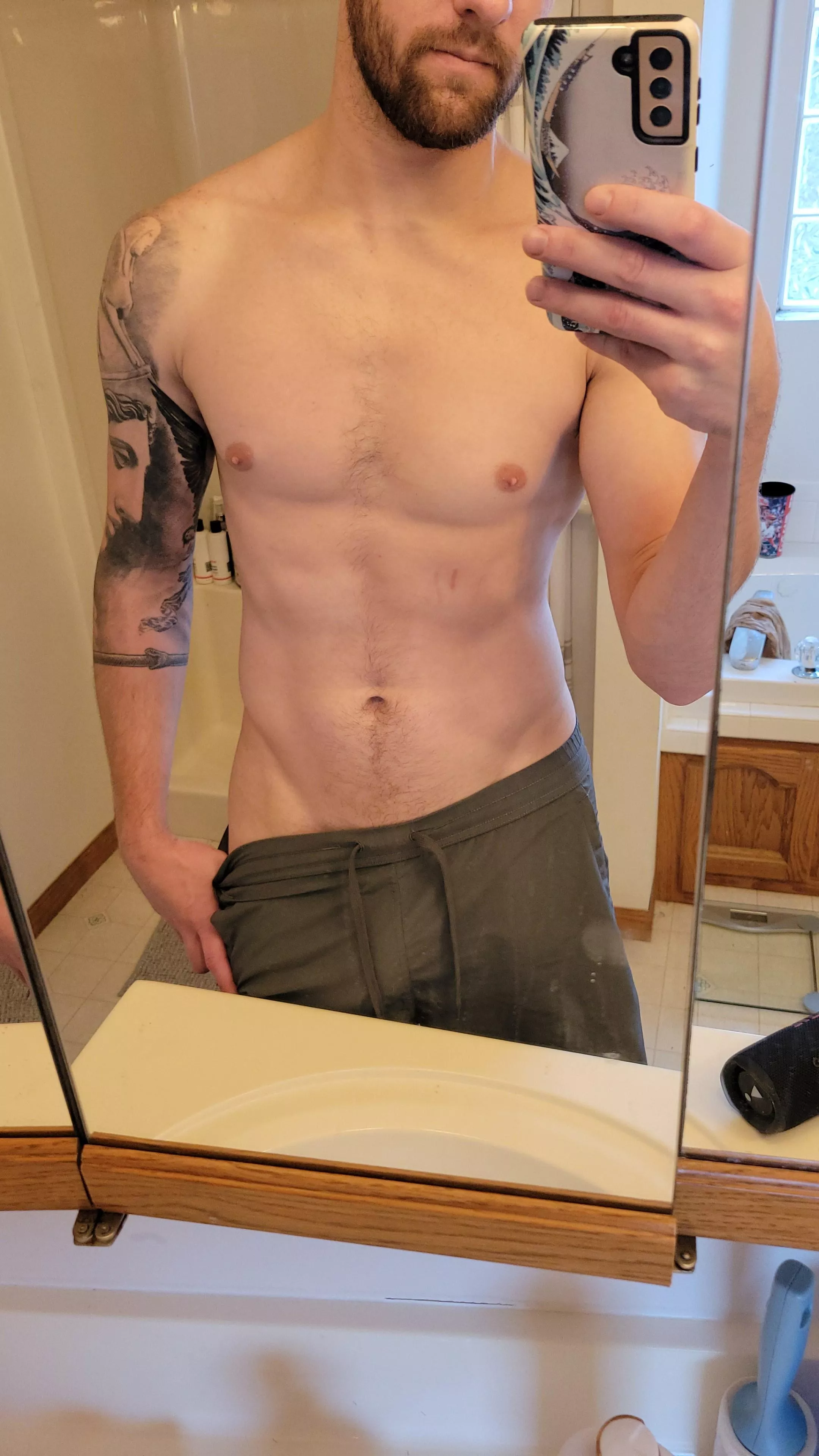 One of my friends said my v was popping posted by GodsCurve