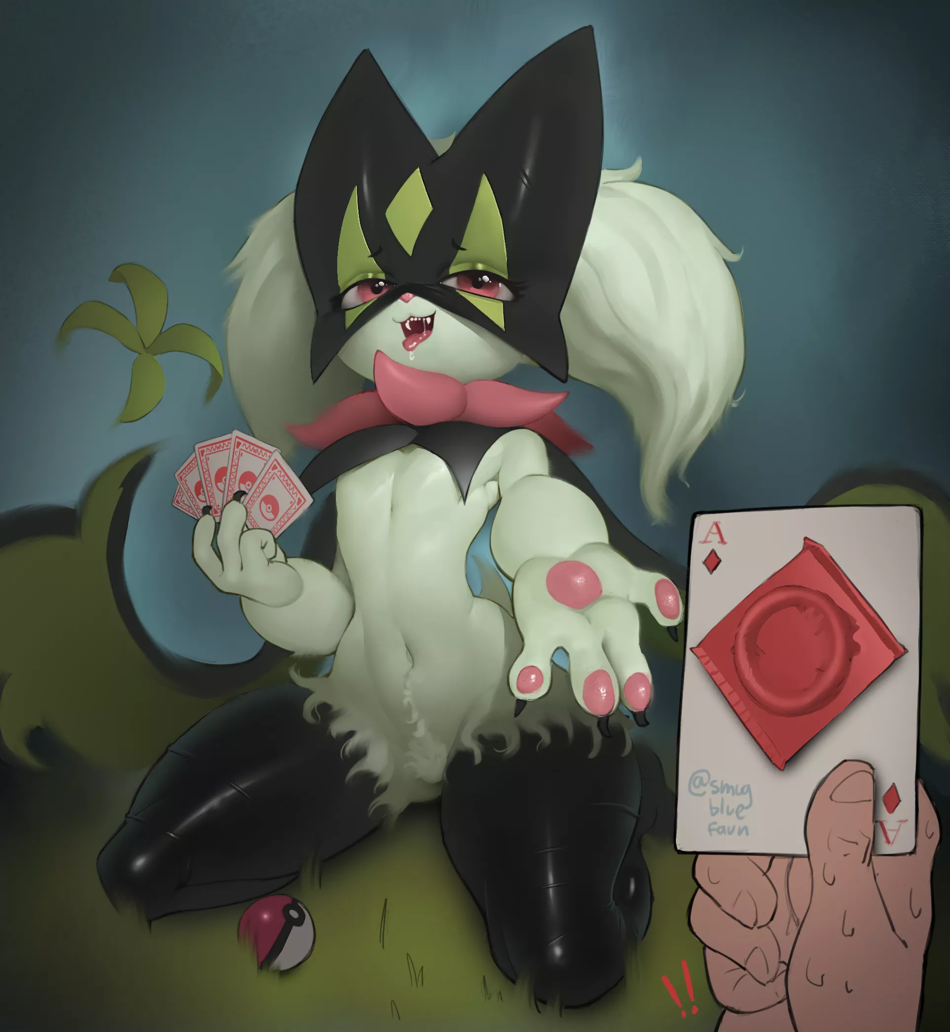 Pokepoker (smugbluefuan) posted by Mysterious-Time-3634