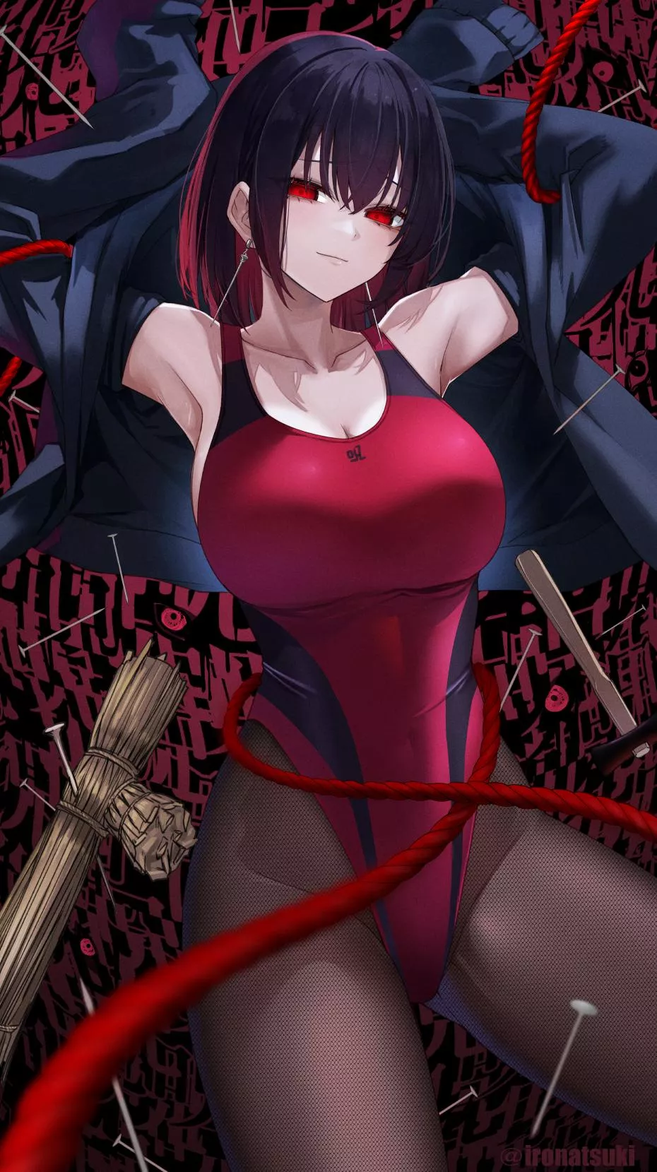 Red Swimsuit & Tights  posted by CheetahSperm18