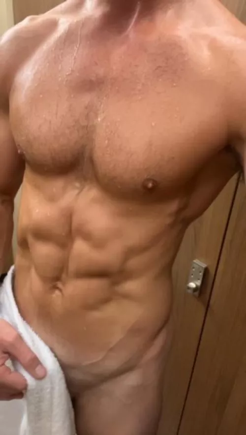 Soaked after todays workout, any suggestions on how to cool down?  by Longleanandhandsome