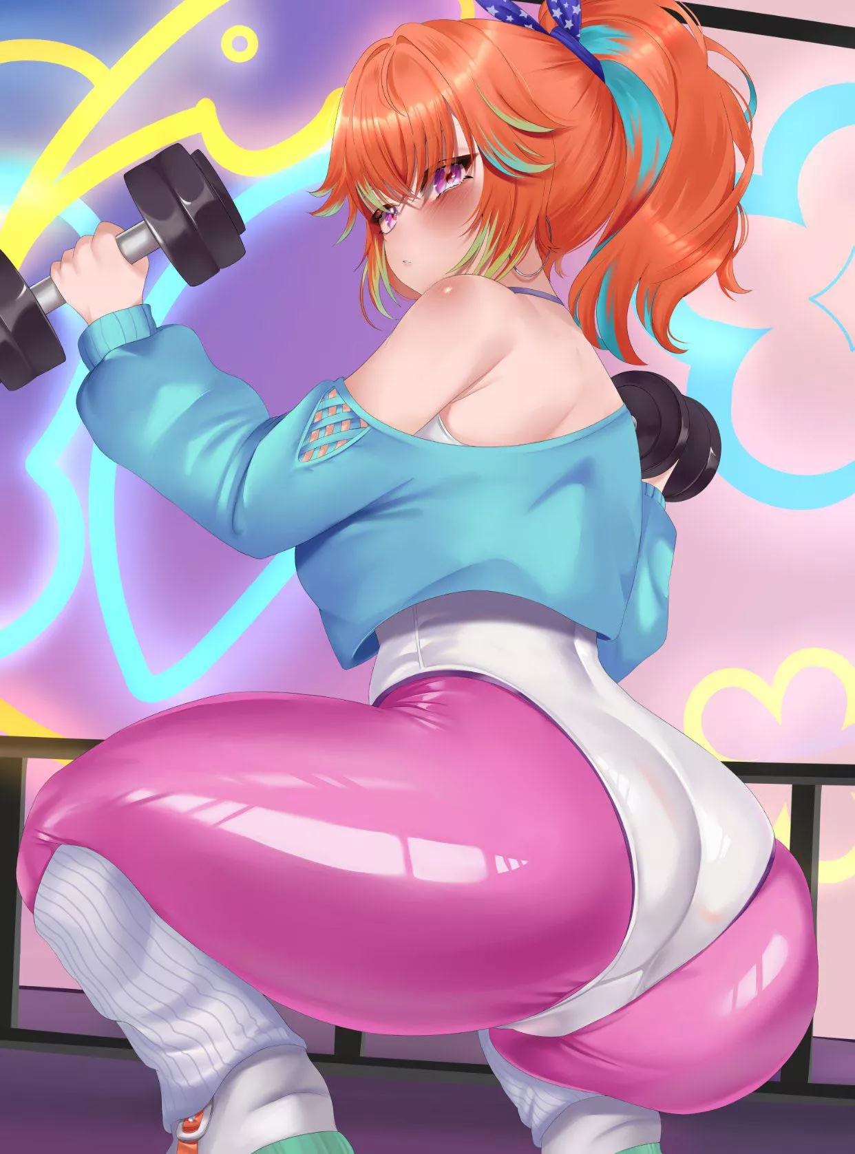 takanashi kiara Workout Fever (oioi ainomo ) [Hololive] posted by CorrupterSea