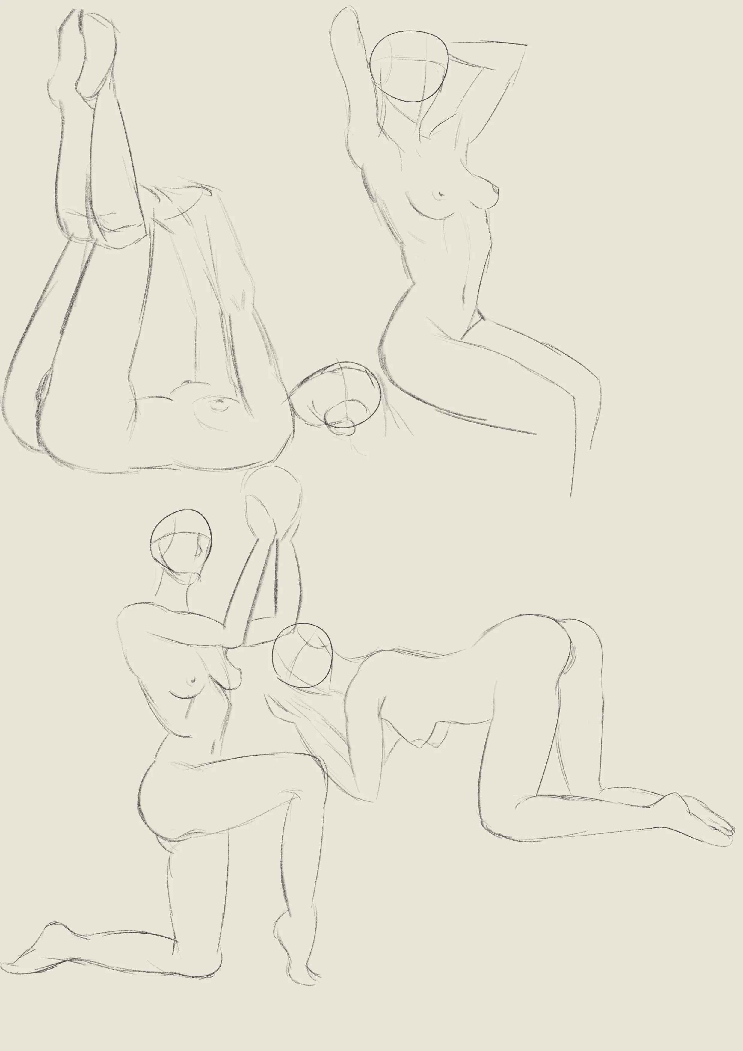 Timed figure practice by me posted by bendyfender