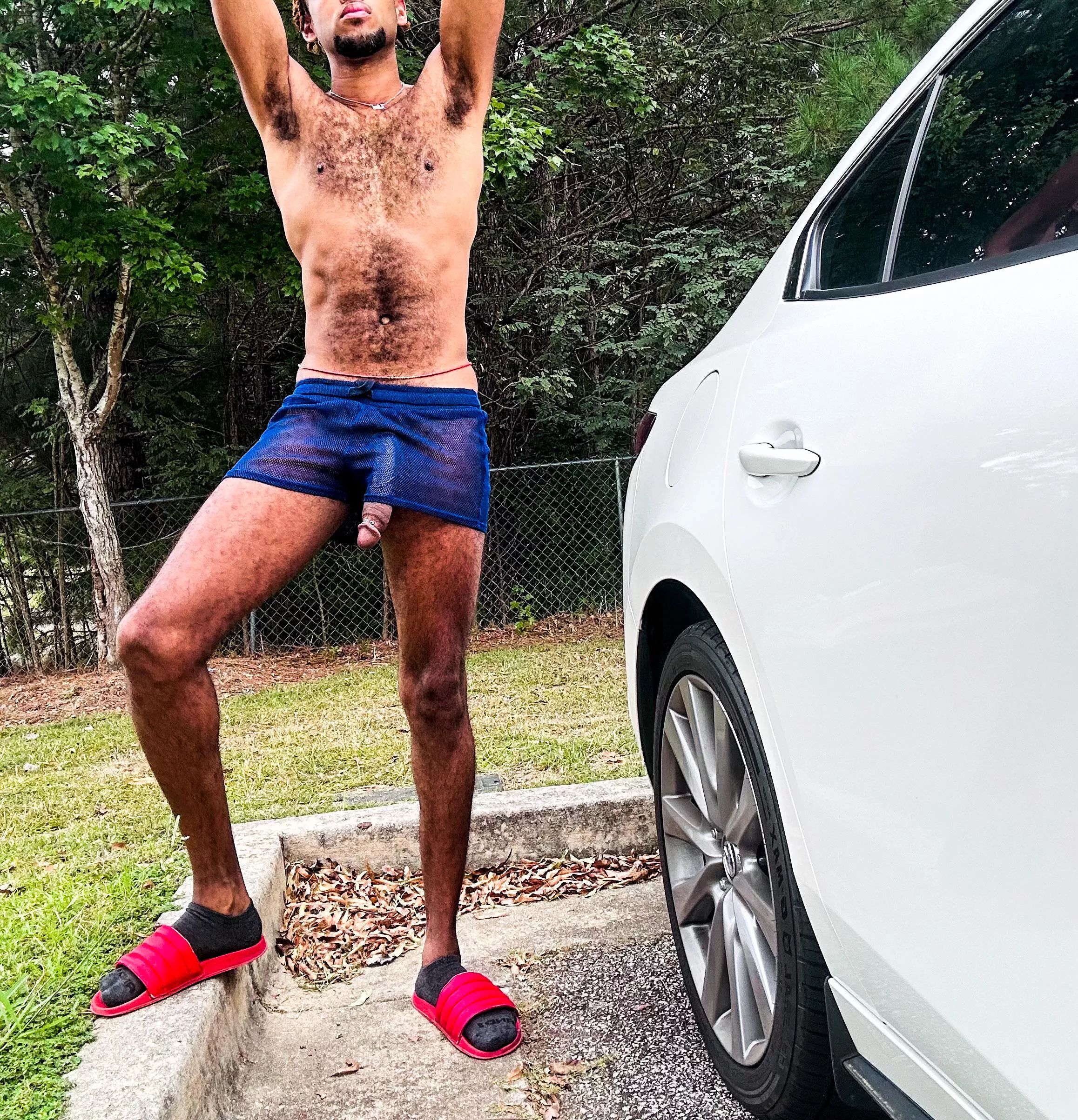 Went for a run in the park! posted by bigdicknudist