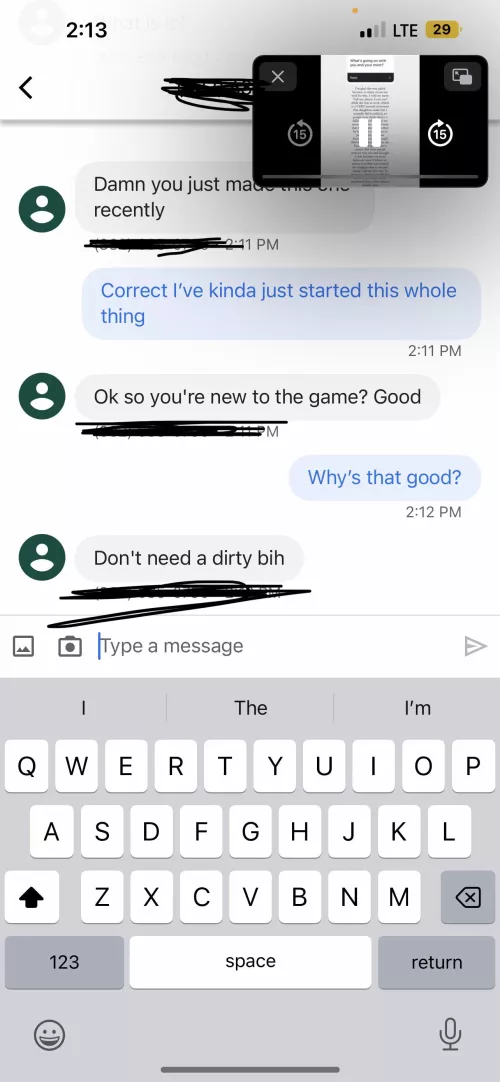 Why’re men like this? Never blocked someone so fast  by Throwawaylowesteem28