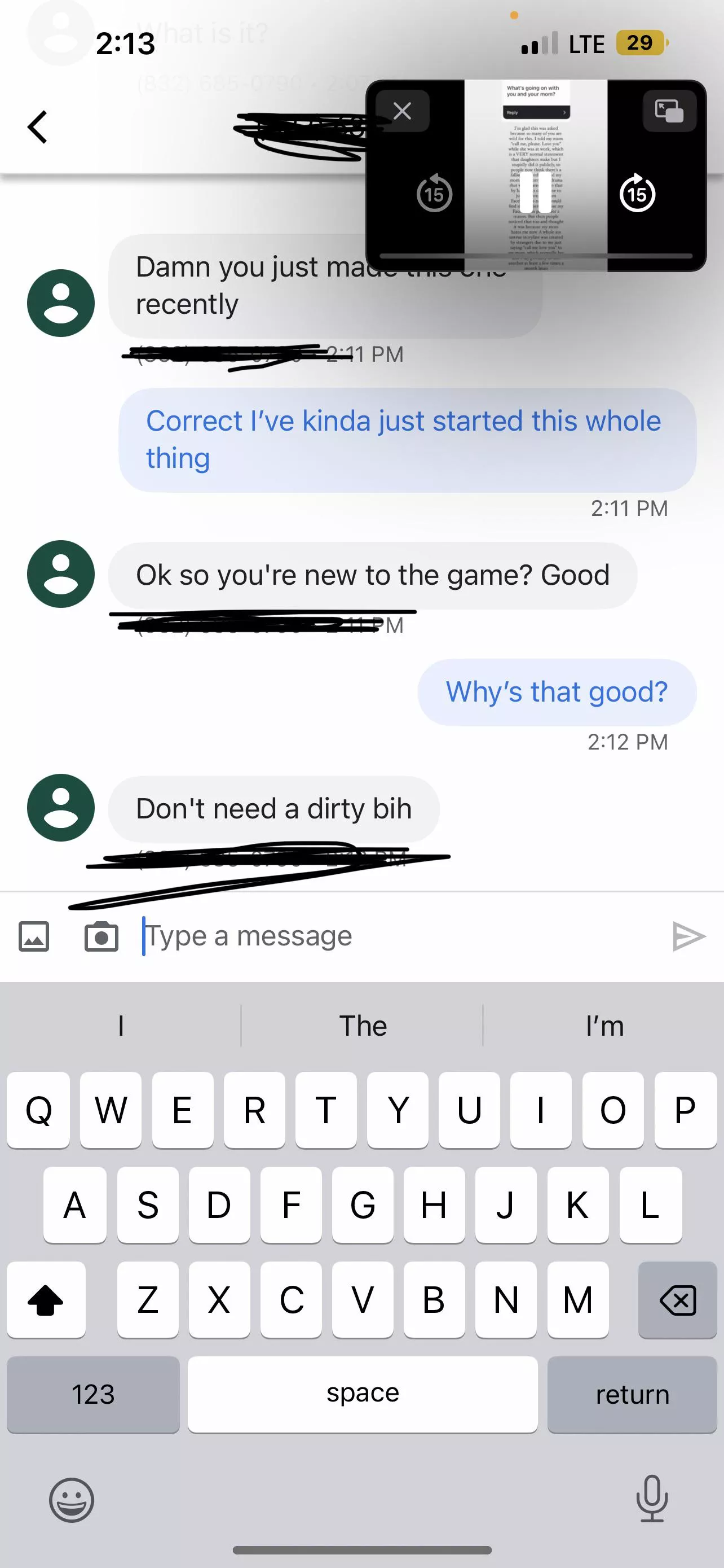 Why’re men like this? Never blocked someone so fast  posted by Throwawaylowesteem28