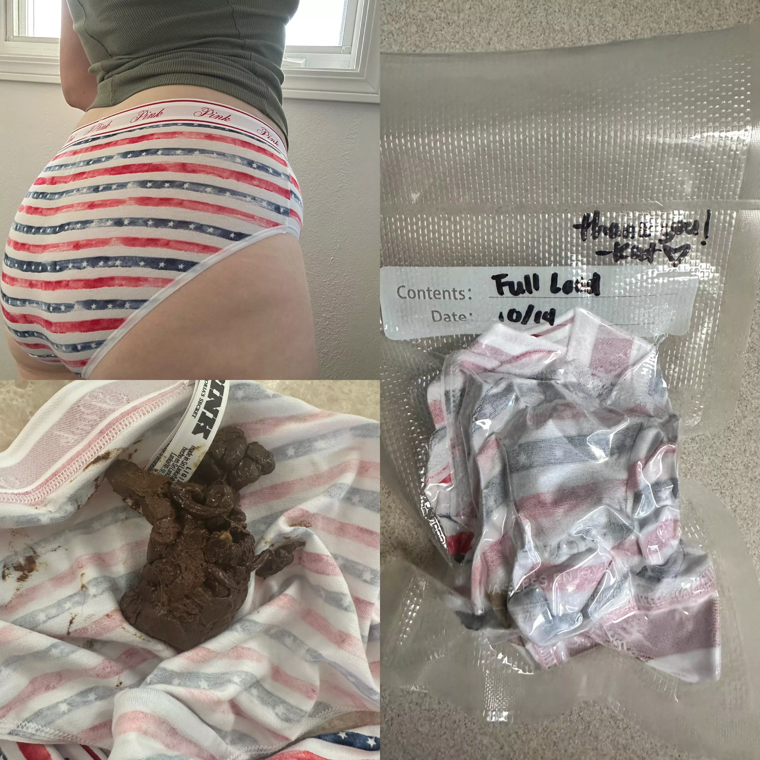 Another repeat buyers order filled 😉 who is next? Full load panties $75, buy 3 get 1 free! Google drive 100+ vids $125 posted by MissKatastrophicxo