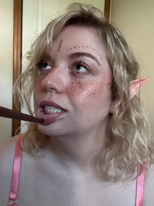 Can you make a riddle or a reason the party would need to find a word tattooed on an elf's lip? by Glittering_Leek_6316